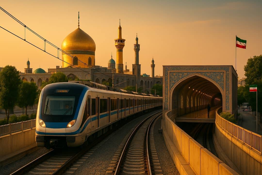 قطار ساخت ایران، به مشهدالرضا رسید /فاز نخست خط 3 متروی مشهد به بهره برداری رسید